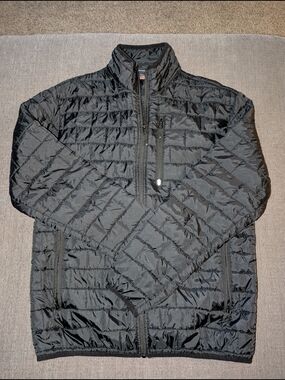 Free Country Men's Black Quilted Puffer Jacket